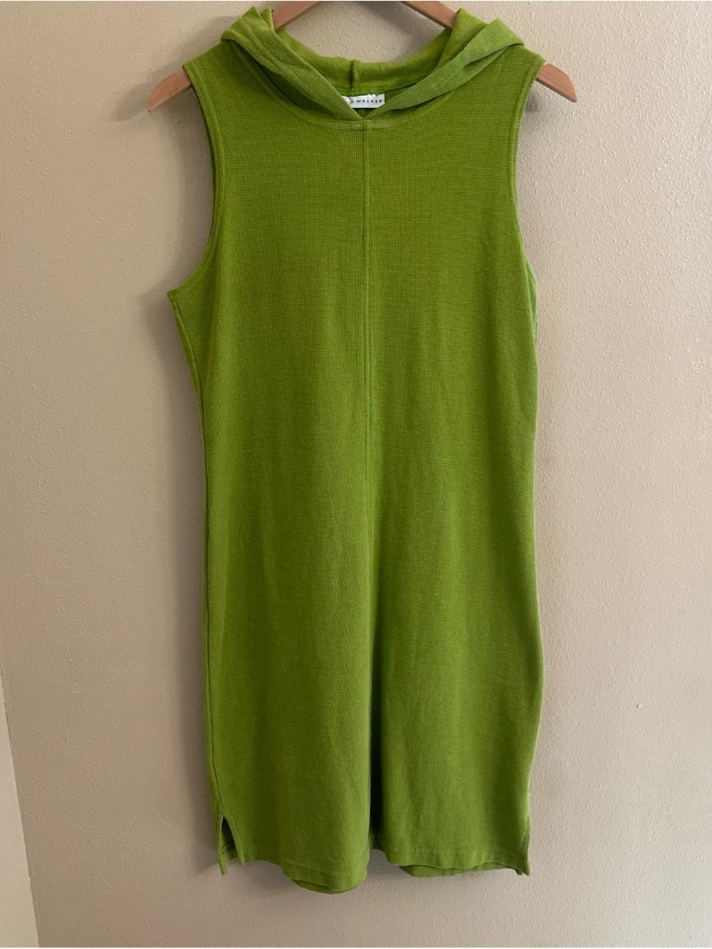 Bryn Walker Dress Size Small Green Lagenlook Minamalist Earthenware Cotton